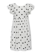 Kogdotty S/L Detail Dress Wvn White Kids Only