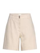 Laurafv Midi Shorts Beige FIVEUNITS