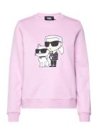 Ikonik 2.0 Sweatshirt Pink Karl Lagerfeld