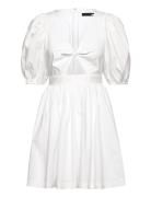 Puff Sleeve Mini Dress White ROTATE Birger Christensen