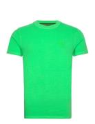 Essential Logo Emb Neon Tee Green Superdry