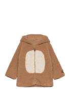 Jacket Ls Boucle W. Lining Brown Minymo