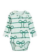 Rope Aop Ls Body Green Mini Rodini