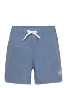 Swim Shorts, Solid Blue Color Kids