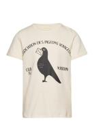 Pigeons Sp Ss Tee Cream Mini Rodini