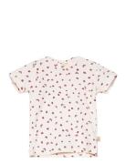 T-Shirt S/S Printed Cream Petit Piao