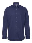 Engineerd Structured Slim Shirt Navy Michael Kors