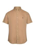 Custom Fit Linen Shirt Khaki Polo Ralph Lauren