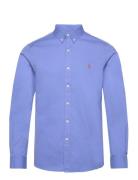 Slim Fit Garment-Dyed Twill Shirt Blue Polo Ralph Lauren