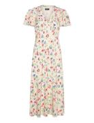 Floral Silk Crepe Dress Patterned Polo Ralph Lauren