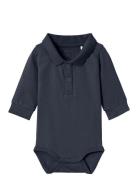 Nbmholger Ls Polo Body Noos Blue Name It