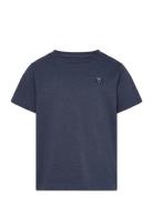 Regular Fit Badge T-Shirt - Gots/Ve Navy Knowledge Cotton Apparel