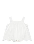 Broderie Anglaise Cotton Dress White Mango