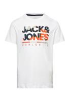 Jjluke Tee Ss Crew Neck Jnr White Jack & J S