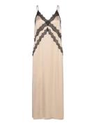 Sachigz Slip Dress Beige Gestuz