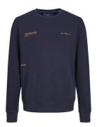 Jjgreat B2S Sweat Crew Loose Ln Jnr Navy Jack & J S