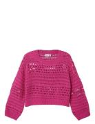 Nkfkalea Ls Loose Short Knit Pink Name It