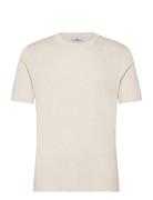 Knit Cotton T-Shirt Cream Mango