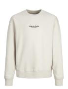 Jorvesterbro Sweat Crew Neck Bn Mni Cream Jack & J S