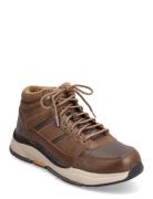 Mens Relaxed Fit Benago - Treno Brown Skechers