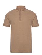 Mmgharvey Polo Ss Tee Beige Mos Mosh Gallery