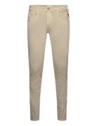 Anbass Trousers Slim Hyperflex Colour Xlite Beige Replay