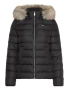 Tjw Basic Hooded Down Jacket Ext Black Tommy Jeans