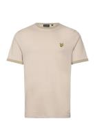 Ringer T-Shirt Beige Lyle & Scott