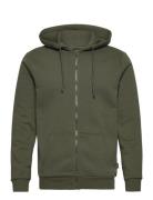 Onsceres Zip Thr. Hoodie Sweat Noos Green ONLY & SONS