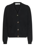 Slfana Ls Knit Wool Cardigan Noos Black Selected Femme