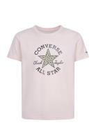 Converse Dissected Chuck Patch Graphic Tee Pink Converse