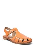 Sandals - Flat Orange ANGULUS