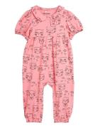 Cathlethes Aop Jumpsuit Baby Pink Mini Rodini