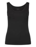 Women Bamboo Tank Top Black URBAN QUEST