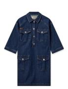 Mmvika Denim Dress Blue MOS MOSH