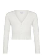 Cardigan Rib Short White Lindex