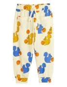 Squirrels Aop Trousers Yellow Mini Rodini