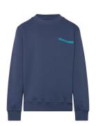 Organic Sweat Solo Sweatshirt Blue Mads Nørgaard