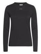 Nano Logo Slim T-Shirt Ls Black Calvin Klein
