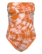 Cosmo Open Back Swimsuit - Layla Orange Rabens Sal R