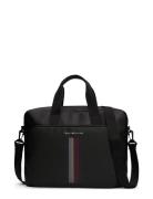 Th Foundation Computer Bag Black Tommy Hilfiger