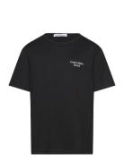 Ckj Stack Logo T-Shirt Black Calvin Klein