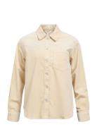 Objliva L/S Lo Corduroy Shirt 135 Beige Object