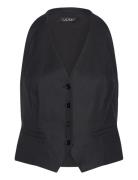 Cotton-Blend Vest Black Lauren Ralph Lauren