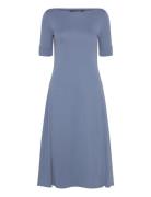 Refined Stretch 1X1-Dress Blue Lauren Ralph Lauren