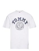 Tjm Reg Vintage Arch Tommy Tee Grey Tommy Jeans