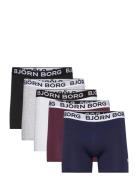 Cotton Stretch Boxer 5P Patterned Björn Borg