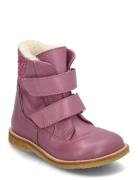 Boots - Flat - With Velcro Pink ANGULUS