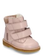 Boots - Flat - With Velcro Pink ANGULUS