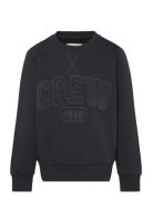 Regular Printed Sweatshirt Black Tom Tailor